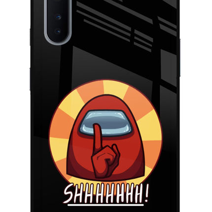 Among Us Shhh! Oneplus Nord Glass Case