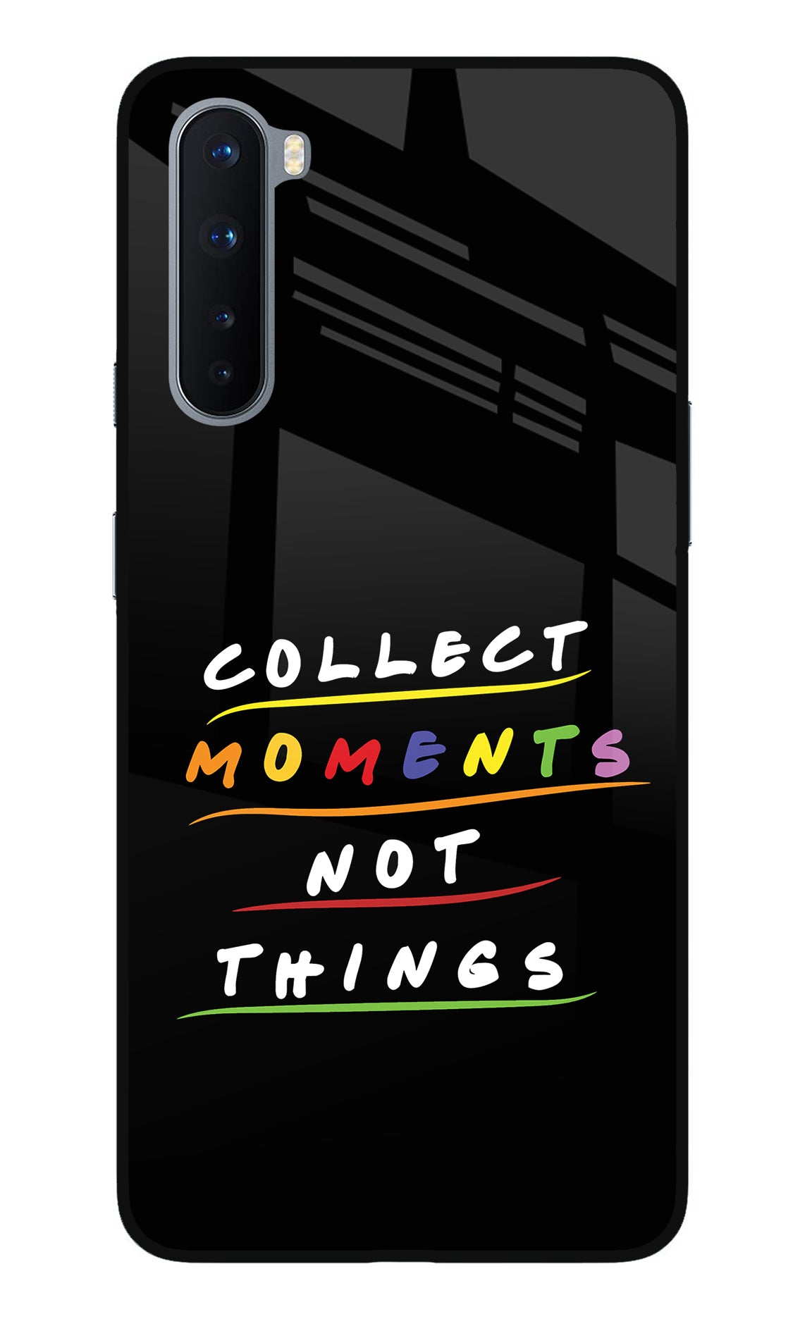 Collect Moments Not Things Oneplus Nord Back Cover