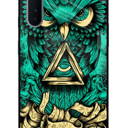 Green Owl Oneplus Nord Glass Case
