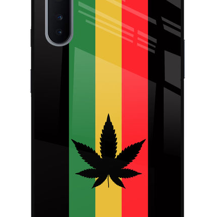 Weed Flag Oneplus Nord Glass Case