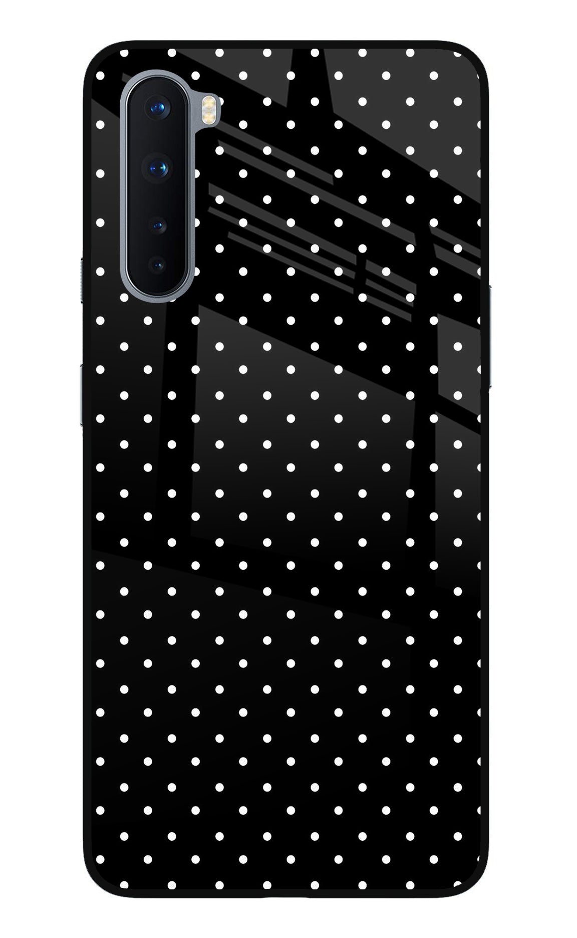 White Dots Oneplus Nord Back Cover