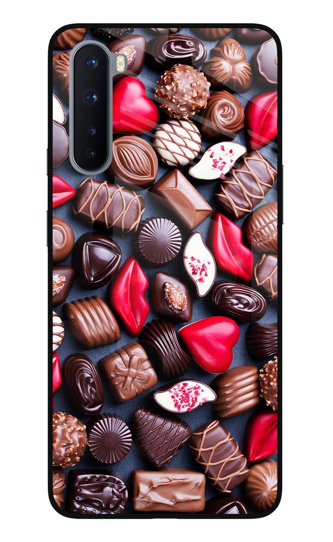 Chocolates Oneplus Nord Glass Case