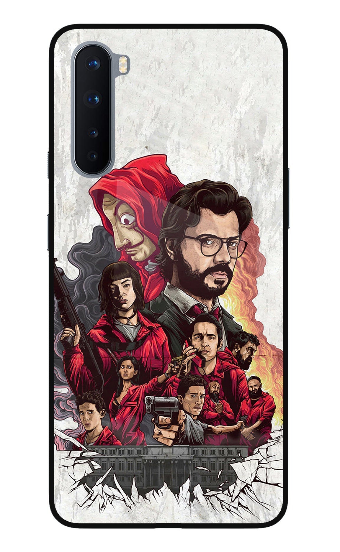 Money Heist Artwork Oneplus Nord Back Cover