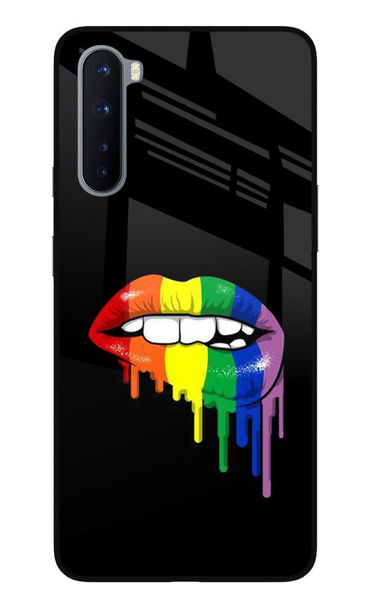 Lips Biting Oneplus Nord Glass Case