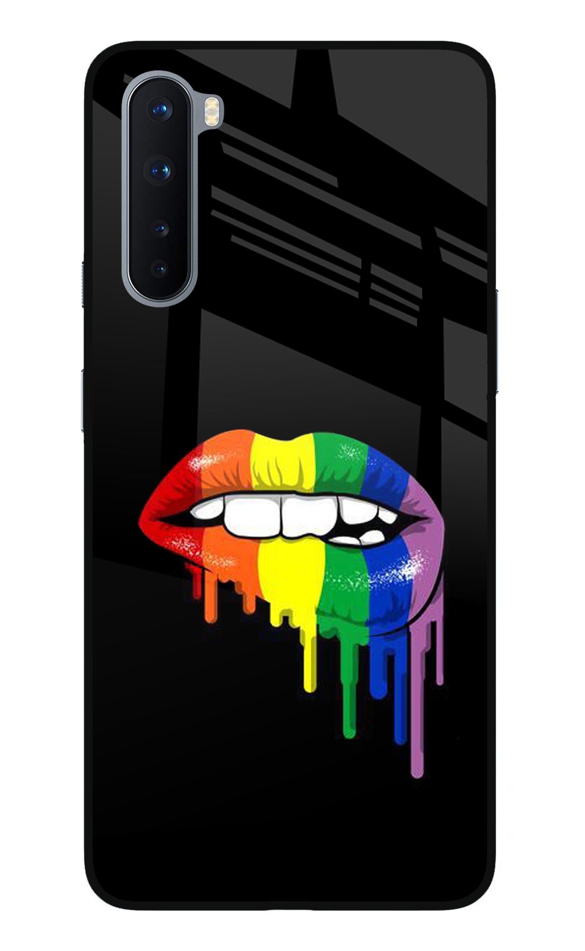 Lips Biting Oneplus Nord Back Cover