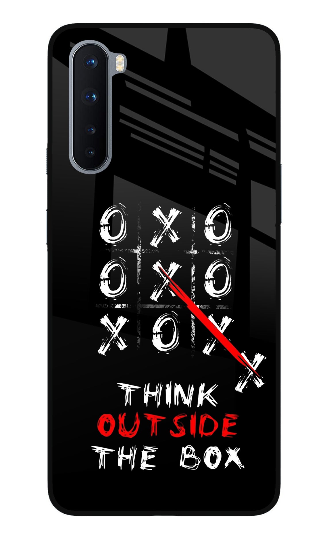 Think out of the BOX Oneplus Nord Glass Case