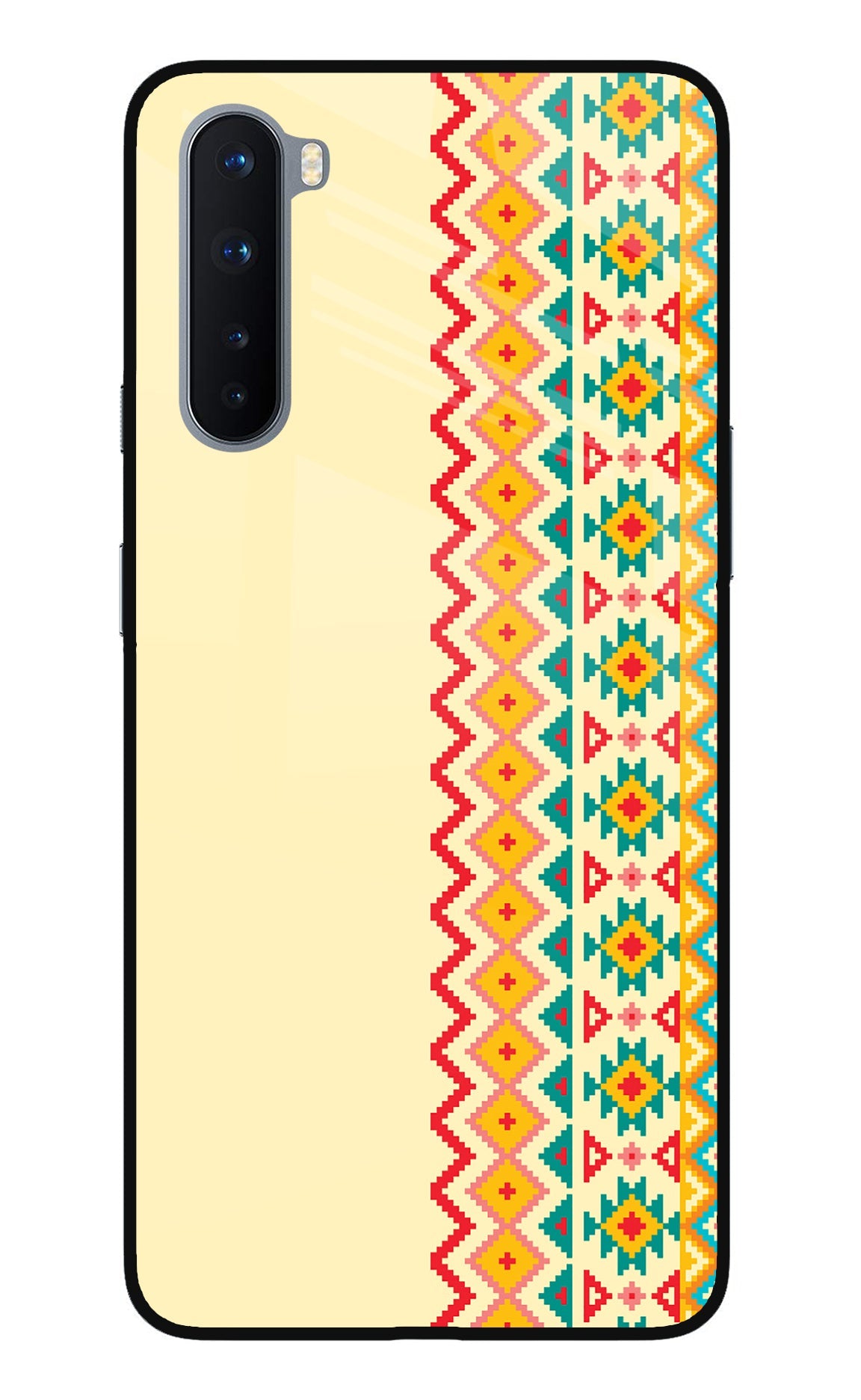 Ethnic Seamless Oneplus Nord Glass Case