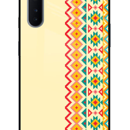 Ethnic Seamless Oneplus Nord Glass Case