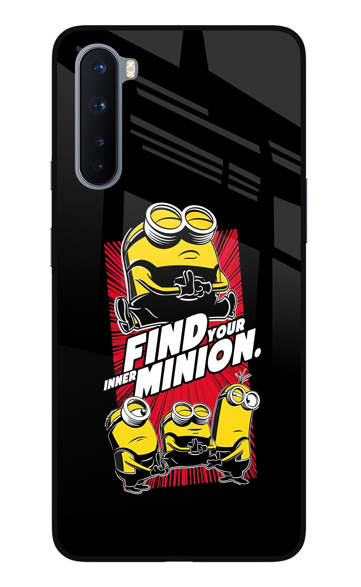 Find your inner Minion Oneplus Nord Glass Case