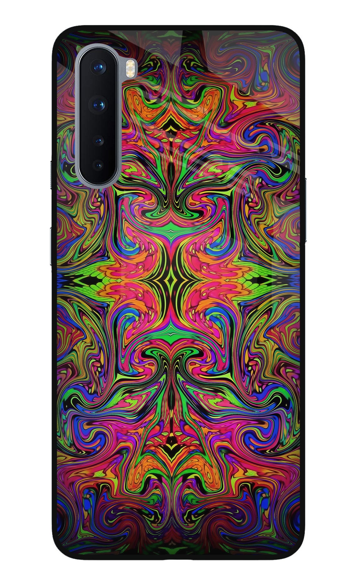 Psychedelic Art Oneplus Nord Glass Case