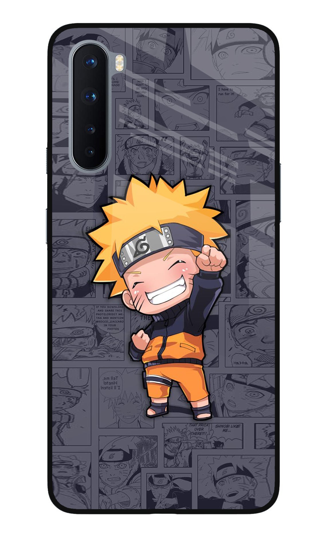 Chota Naruto Oneplus Nord Glass Case