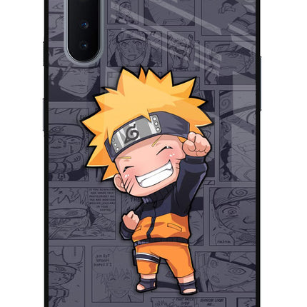 Chota Naruto Oneplus Nord Glass Case Back Cover by Casekaro