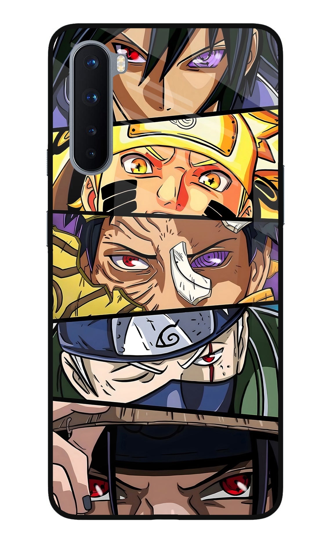 Naruto Character Oneplus Nord Glass Case