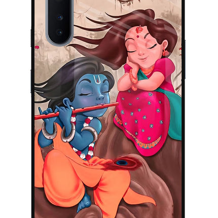 Radhe Krishna Oneplus Nord Glass Case