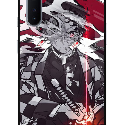Demon Slayer Oneplus Nord Glass Case Back Cover by Casekaro