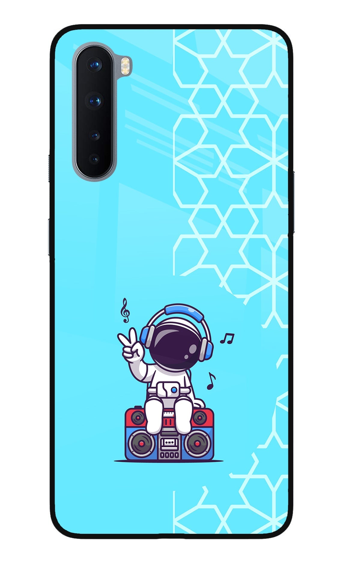 Cute Astronaut Chilling Oneplus Nord Back Cover