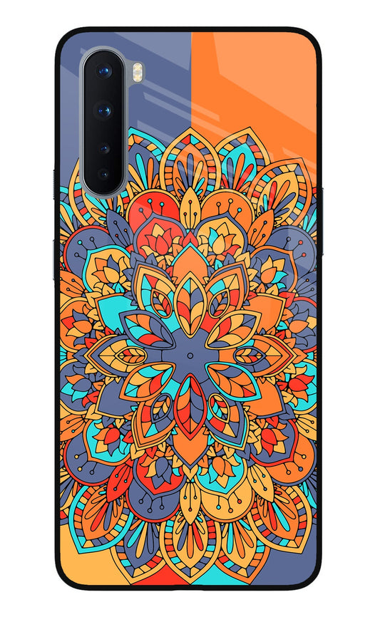 Color Mandala Oneplus Nord Glass Case