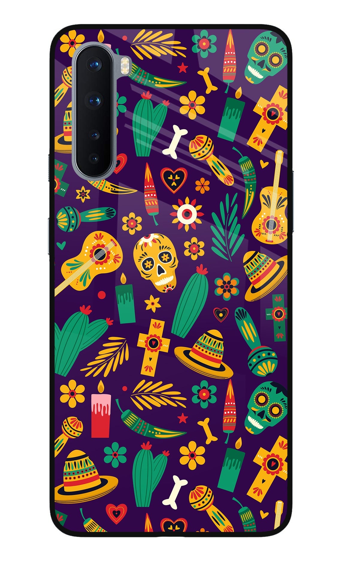 Mexican Artwork Oneplus Nord Glass Case