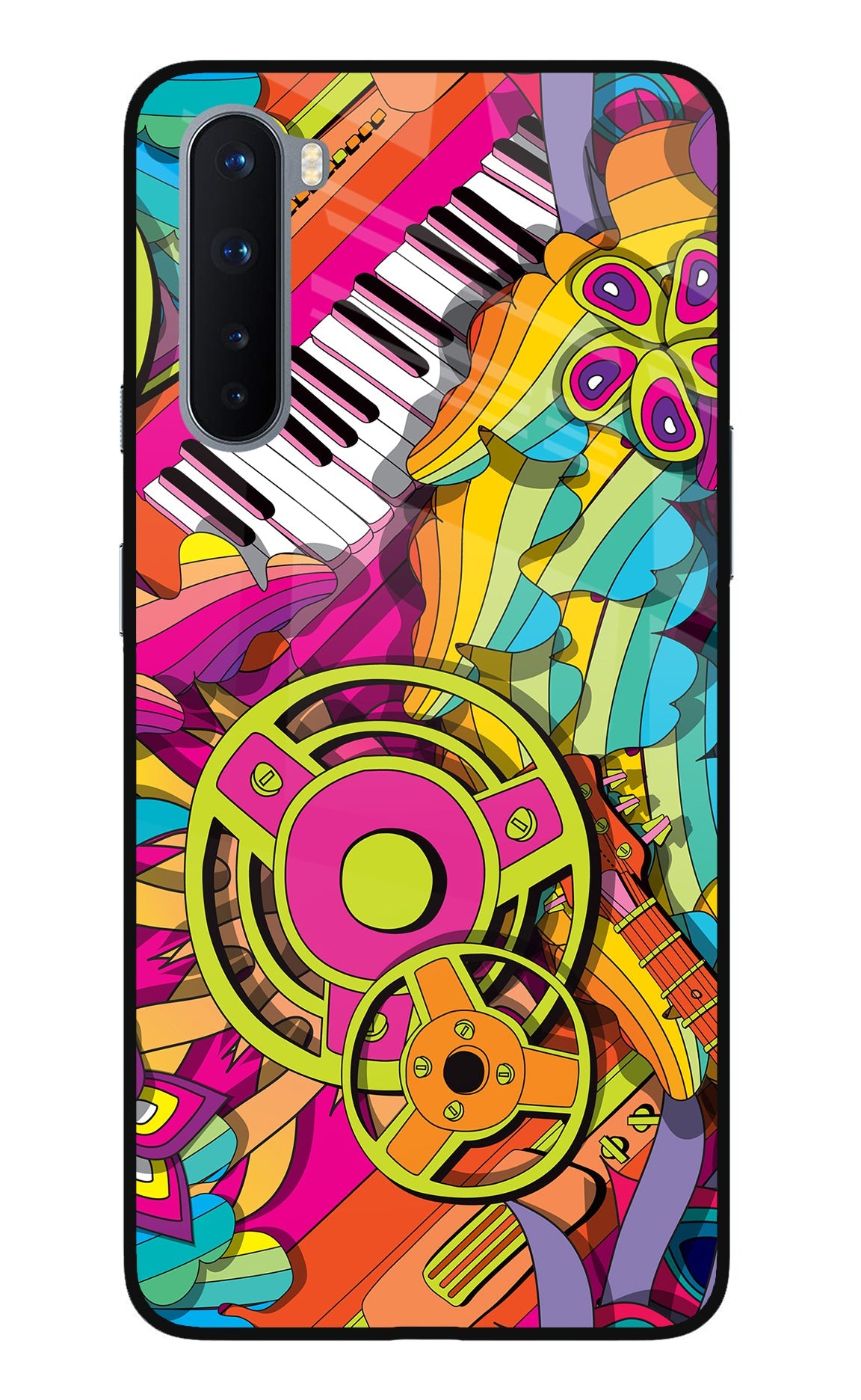 Music Doodle Oneplus Nord Back Cover