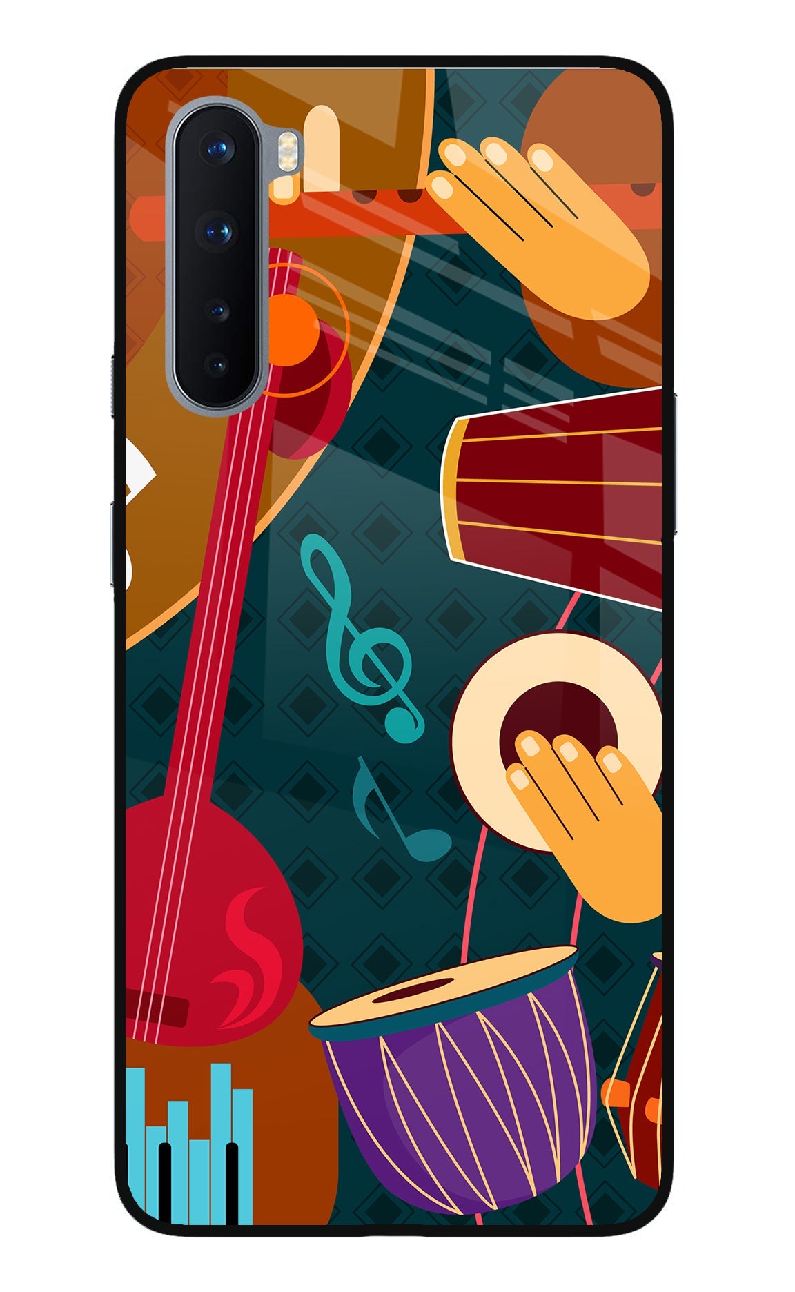 Music Instrument Oneplus Nord Glass Case