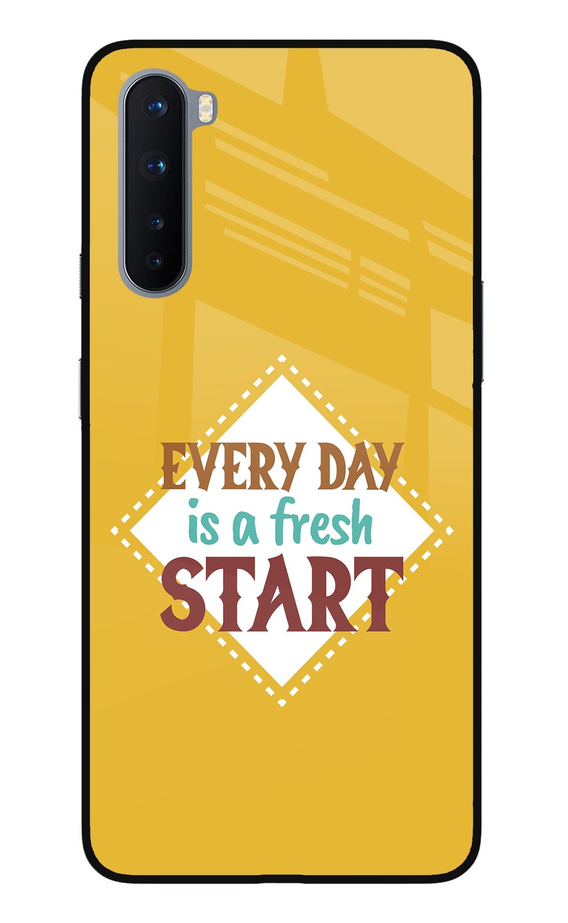 Every day is a Fresh Start Oneplus Nord Glass Case