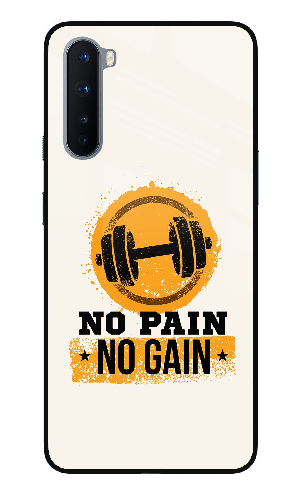 No Pain No Gain Oneplus Nord Glass Case