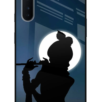 Shri Krishna Silhouette Oneplus Nord Glass Case