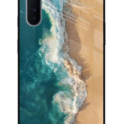 Ocean Beach Oneplus Nord Glass Case