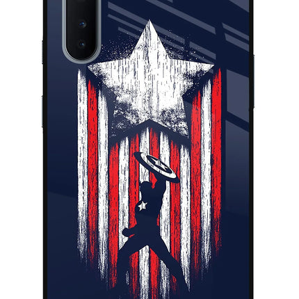 Captain America Marvel Art Oneplus Nord Glass Case