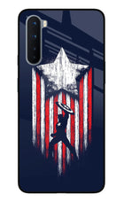 Captain America Marvel Art Oneplus Nord Glass Case
