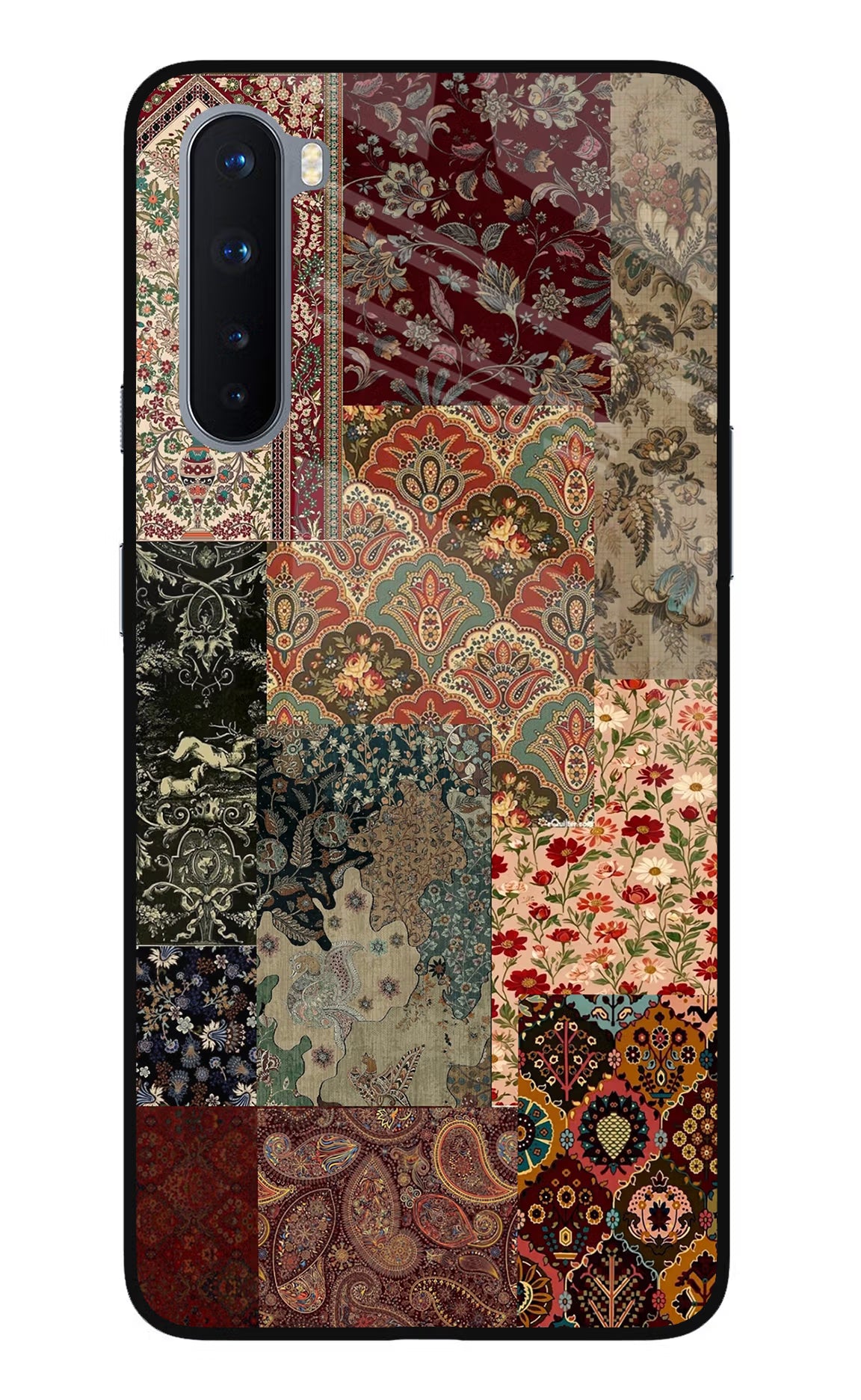 Desi Print Oneplus Nord Glass Case Back Cover by Casekaro