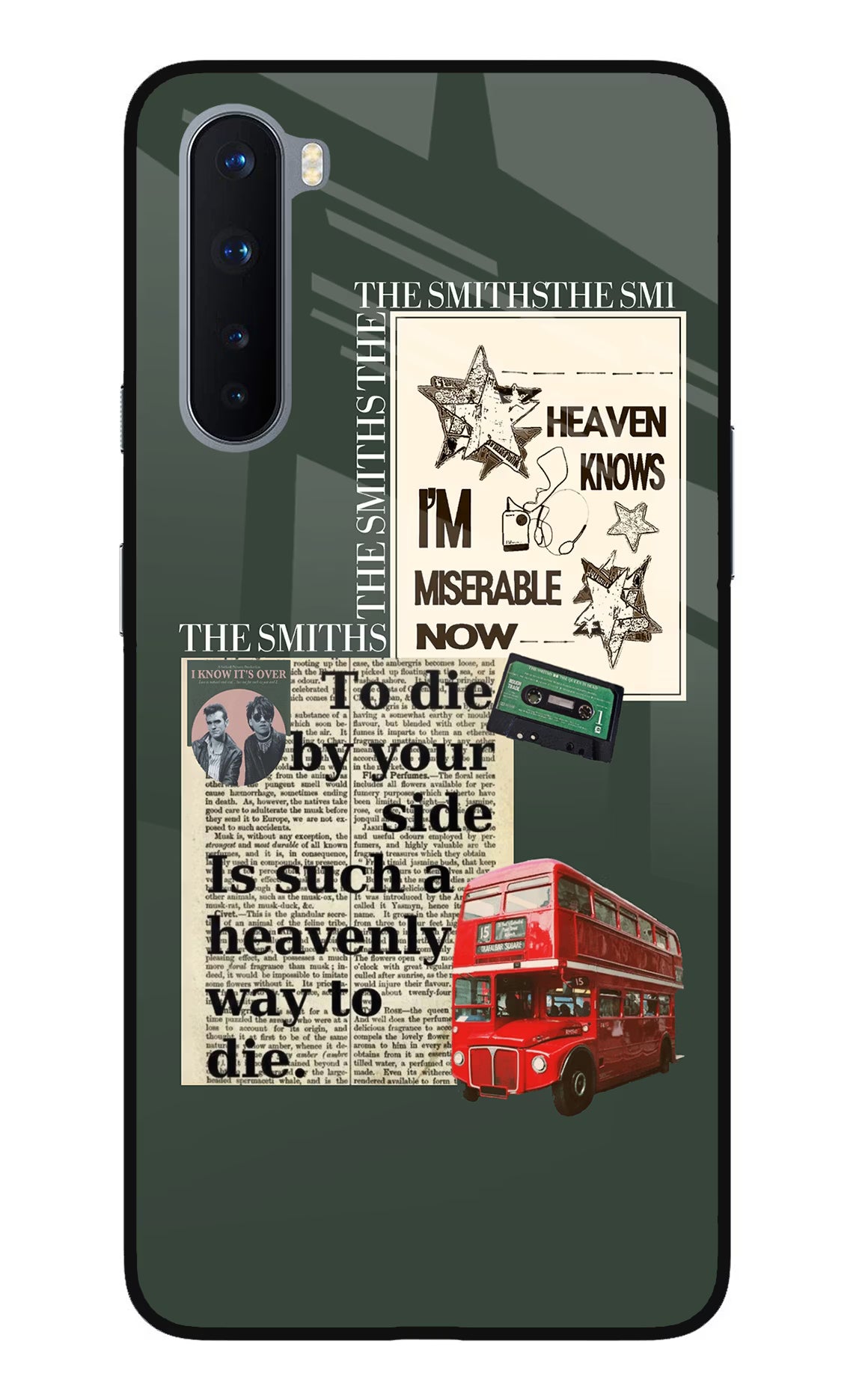 The Smiths Oneplus Nord Glass Case Back Cover by Casekaro