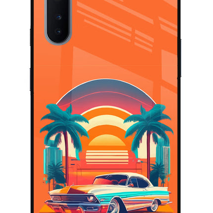 Palm Drive 80s Oneplus Nord Glass Case