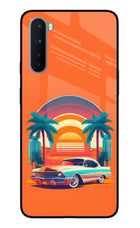 Palm Drive 80s Oneplus Nord Glass Case