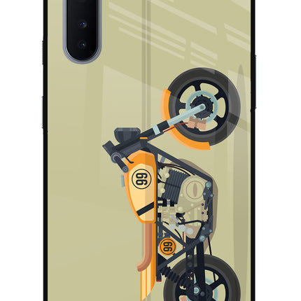 Vertical Speedster Oneplus Nord Glass Case
