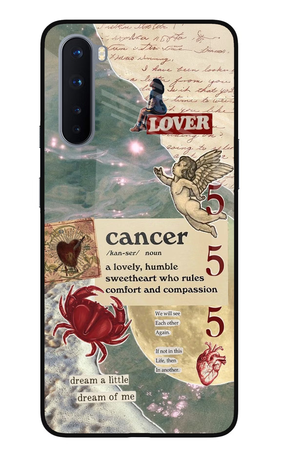 Cancer Zodiac Oneplus Nord Glass Case