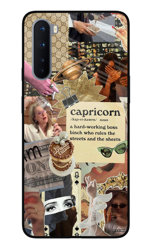 Capricorn Zodiac Oneplus Nord Glass Case