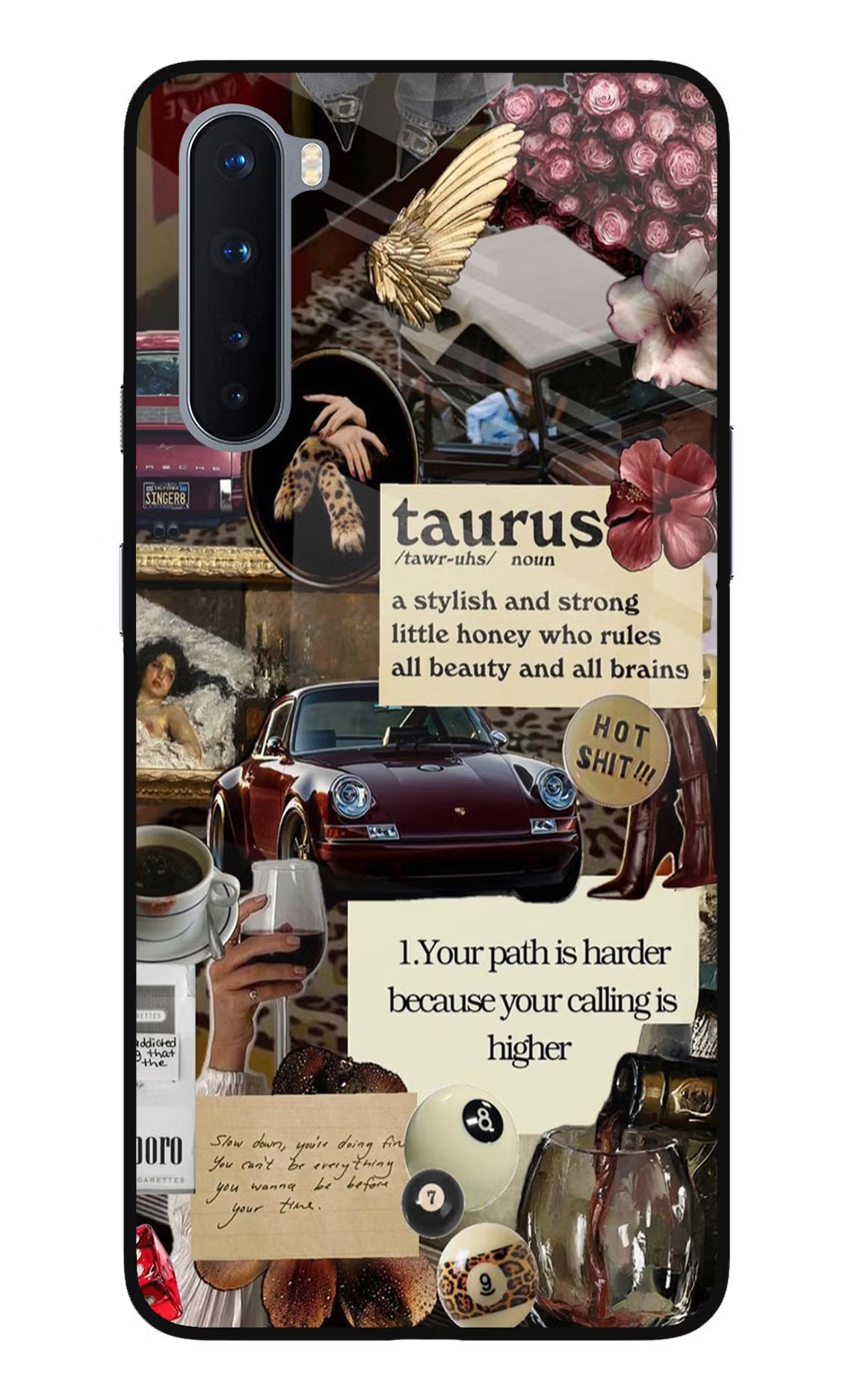 Taurus Zodiac Oneplus Nord Glass Case
