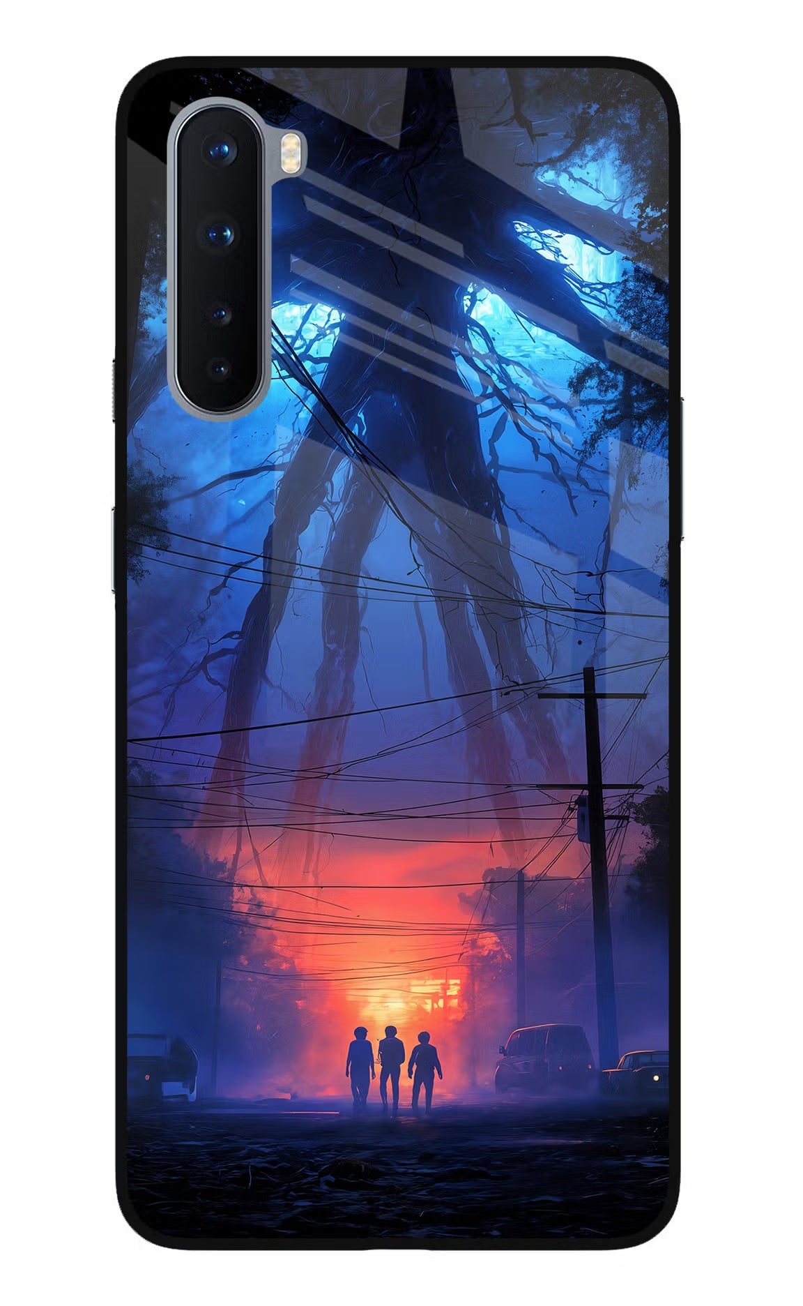 Ordinary Things Shadow Oneplus Nord Glass Case Back Cover by Casekaro