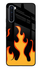 Fired Up – Black Oneplus Nord Glass Case