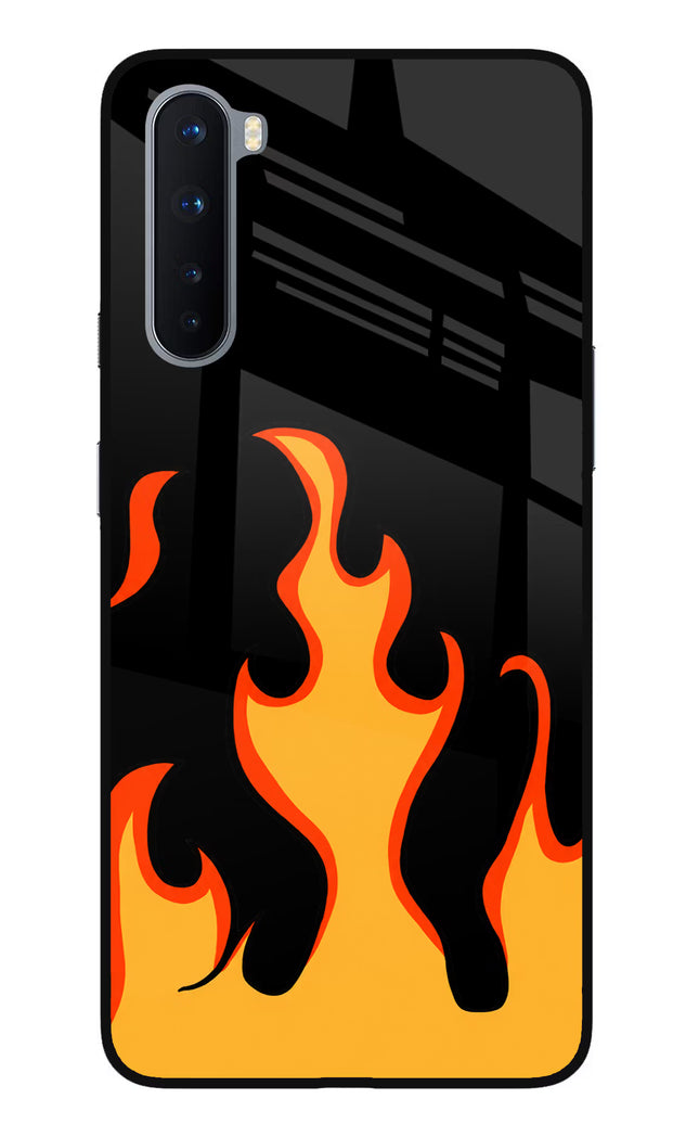 Fired Up – Black Oneplus Nord Glass Case