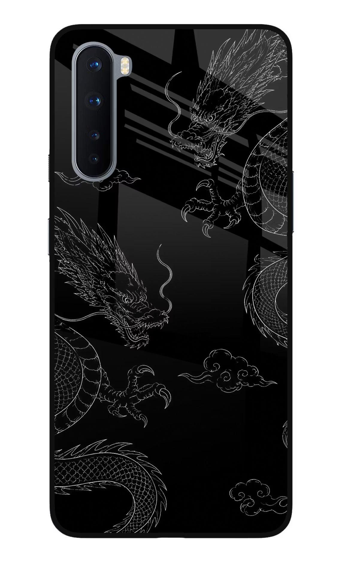 Twin Dragons Oneplus Nord Glass Case