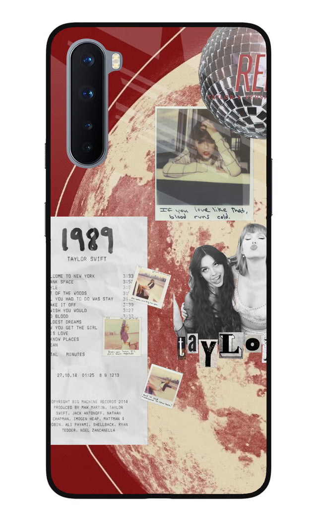Taylor Swift Oneplus Nord Glass Case