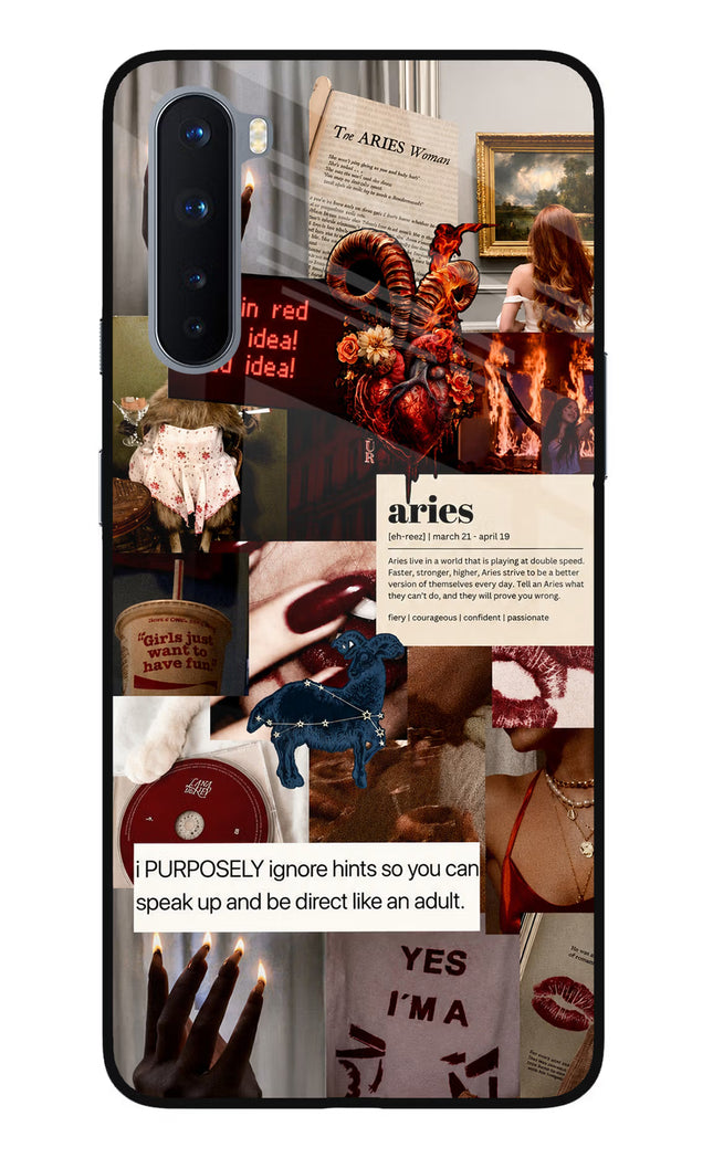 Zodiac Aries Oneplus Nord Glass Case