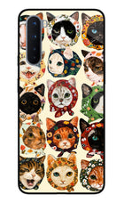 Cool Cat Oneplus Nord Glass Case