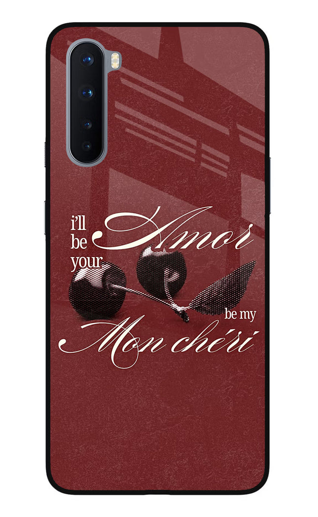 Velvet Cherry Oneplus Nord Glass Case
