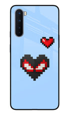 Peter Heart Oneplus Nord Glass Case