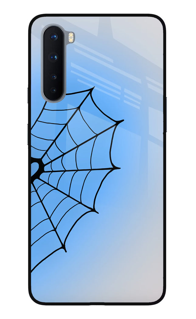 Blue Web Oneplus Nord Glass Case