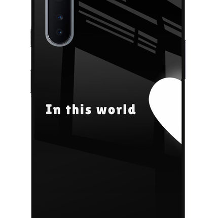 This World Oneplus Nord Glass Case