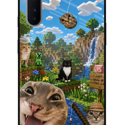 Minecraft Cat Chaos Oneplus Nord Glass Case